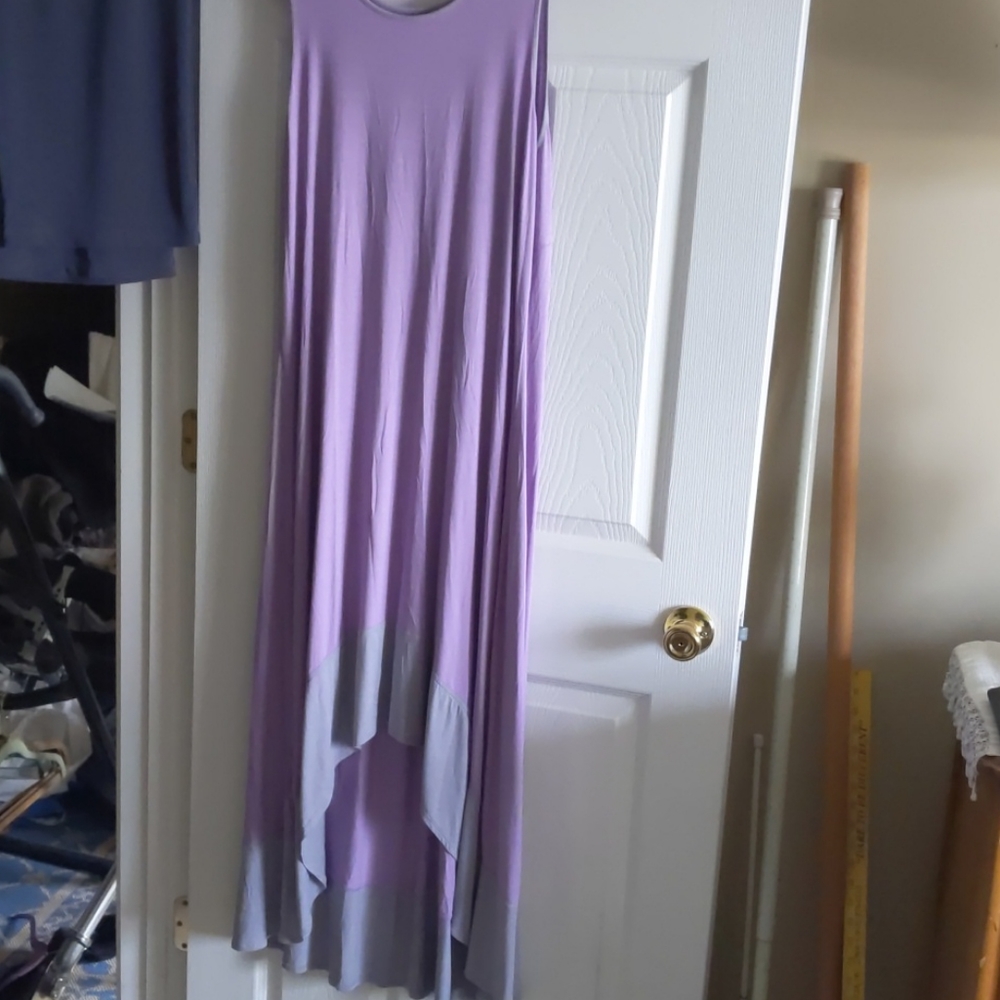 Soft lavender Logo sundress New